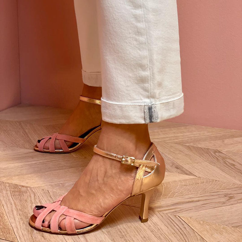 Calista™ | Open hoge hakken sandalen  - By Qivii