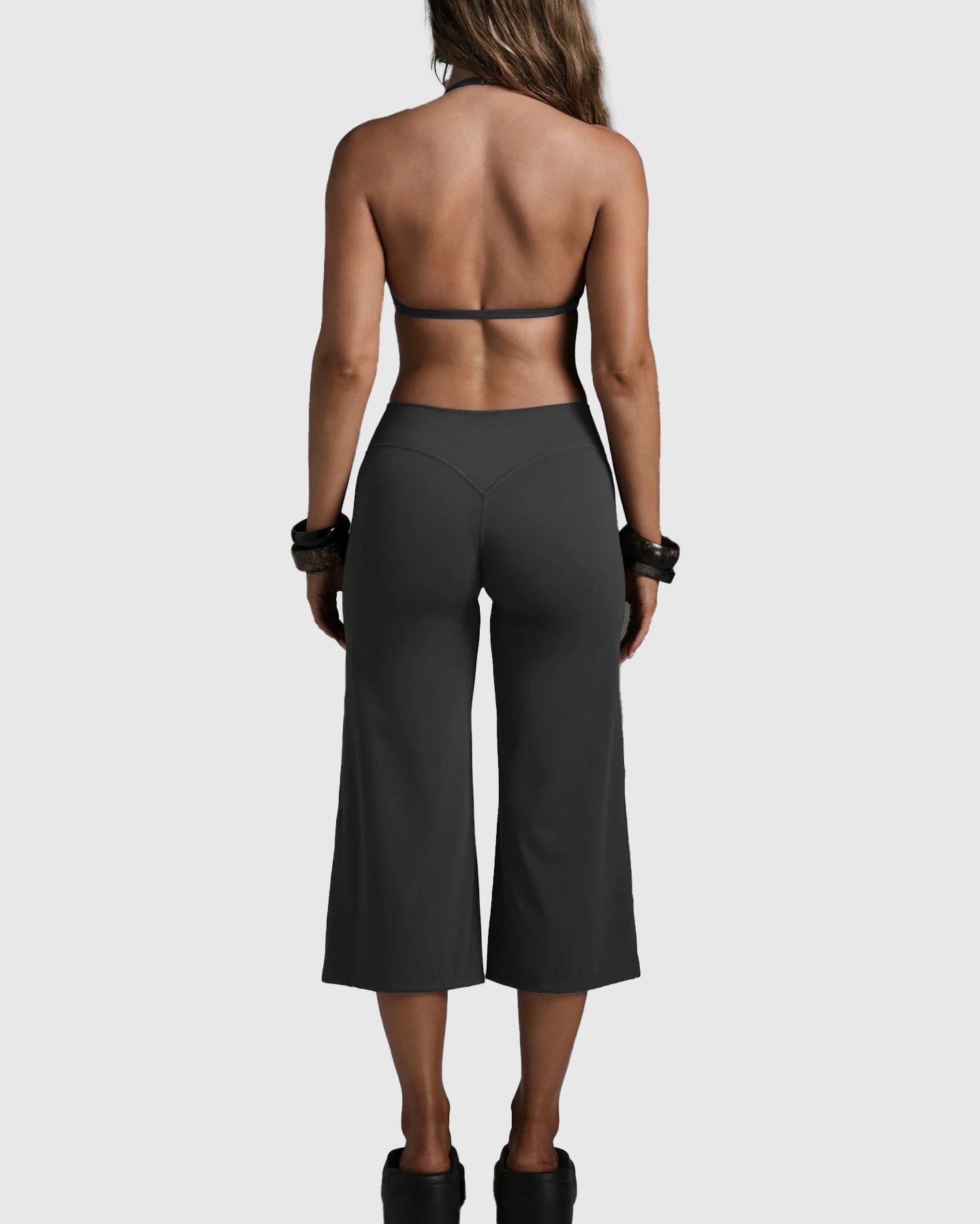 Cpari Wide-Leg Pants Yoga Sportswear Set  - By Qivii