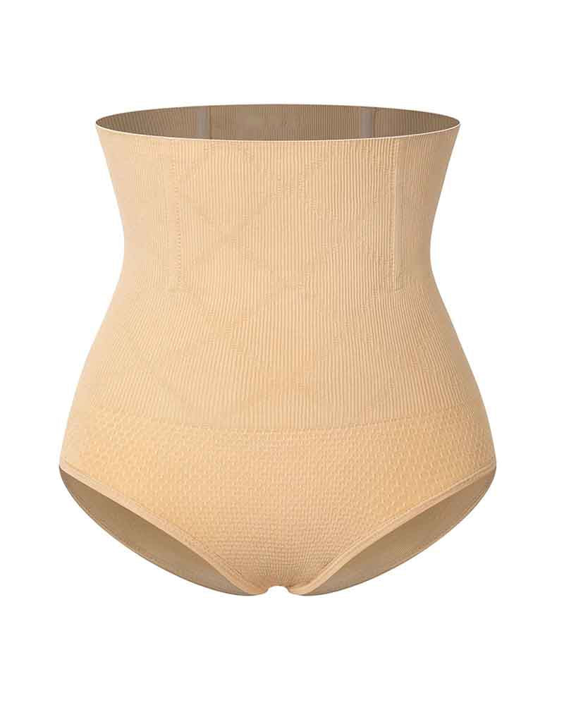 High Waist Butt Lift Shaping Briefs Seamless Tummy Control Shapewear Panties  - By Qivii