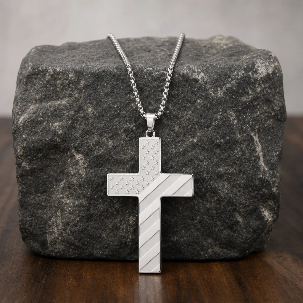 Calloway Patriot Cross Necklace