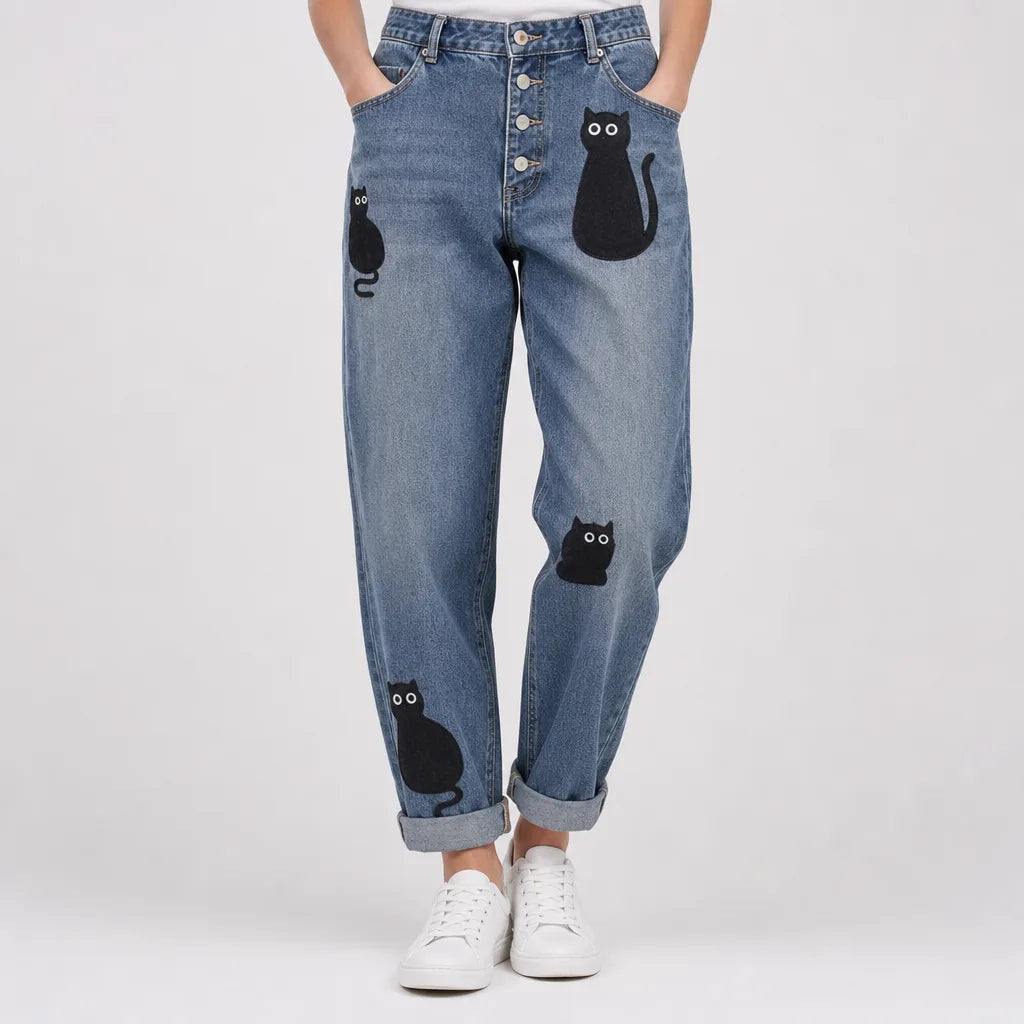 Camille | Womens Baggy Wide Leg Jeans