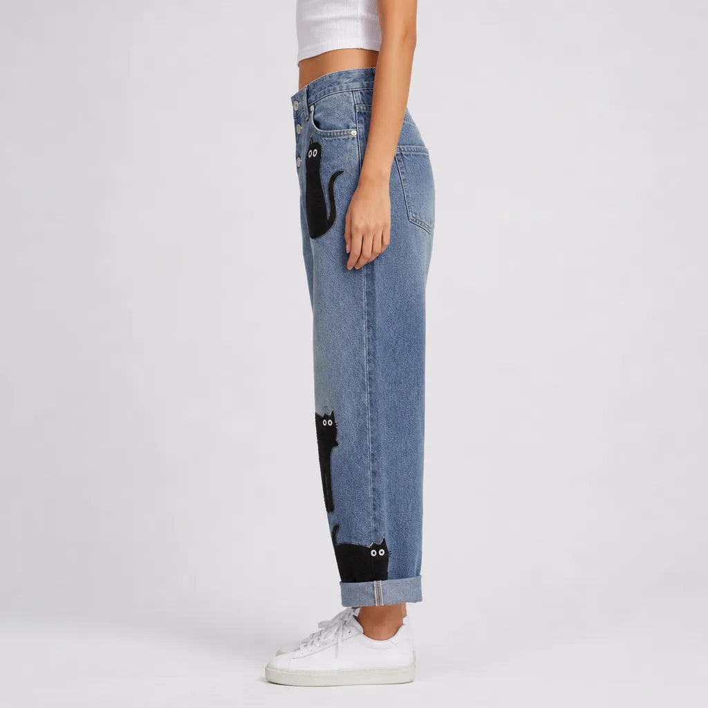 Camille | Womens Baggy Wide Leg Jeans