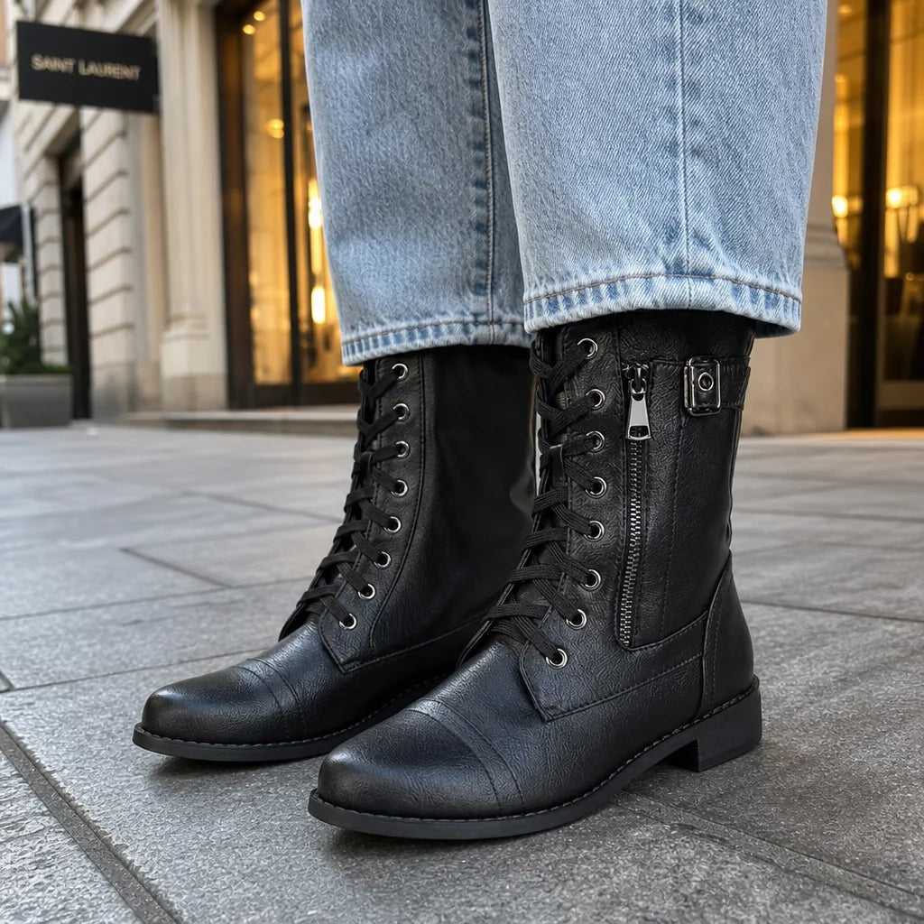 Carroll Lace-Up Ankle Boots