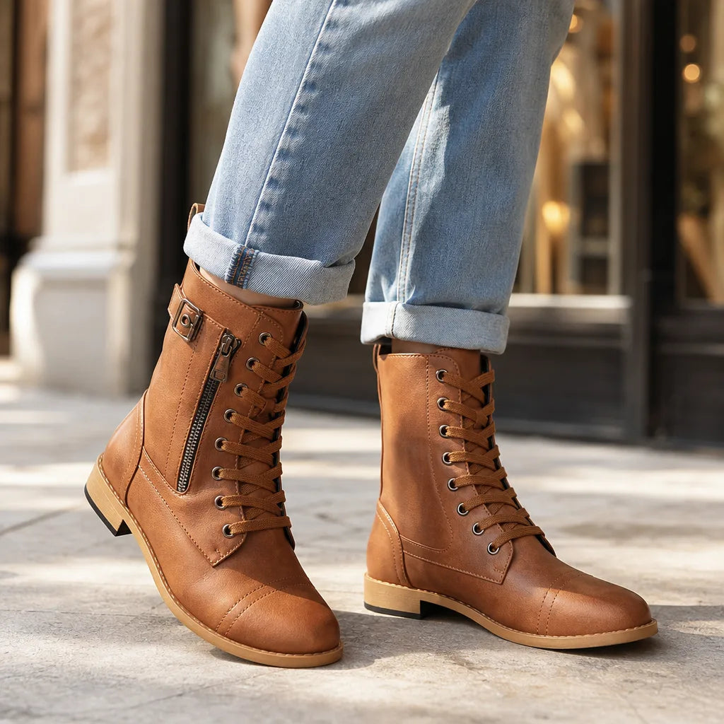 Carroll Lace-Up Ankle Boots