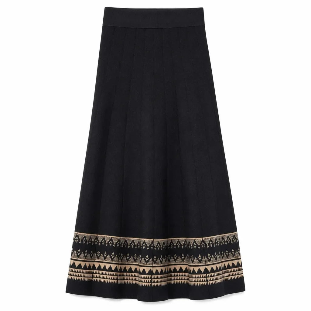 Carver A-Line Midi Skirt