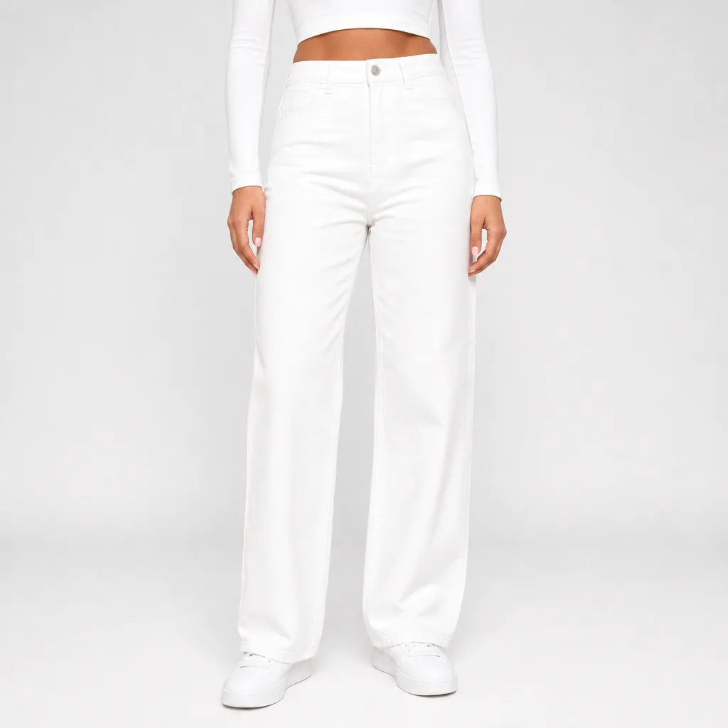 Cassia | Womens Mom Baggy Wide Leg Jeans