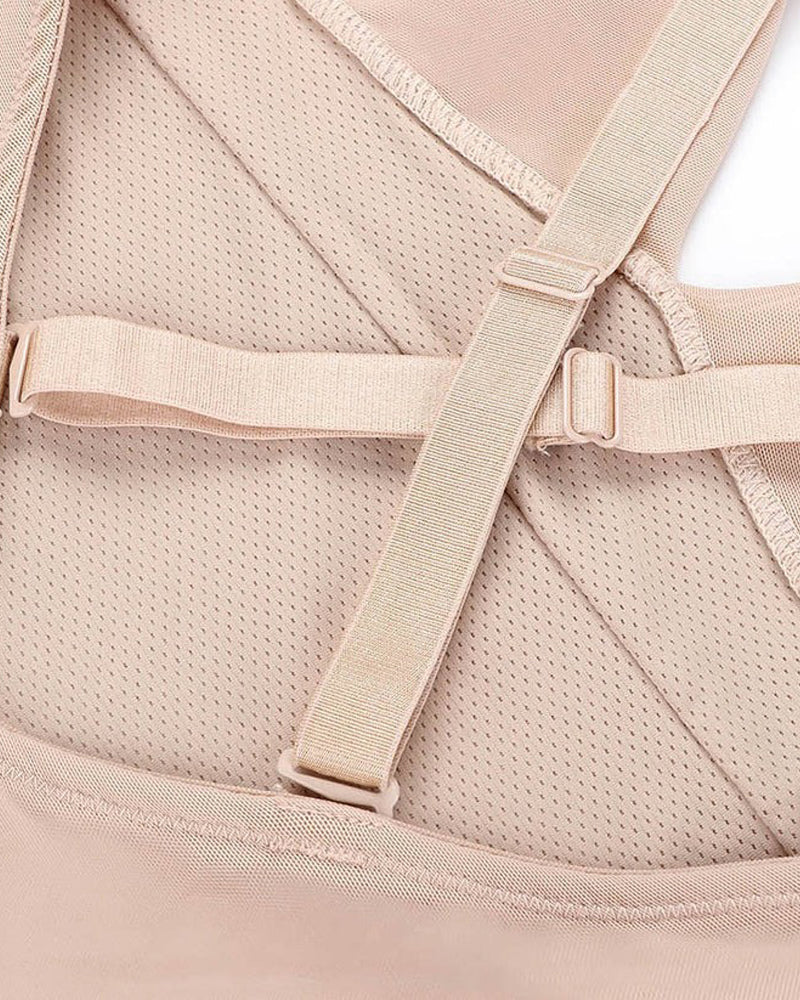 Seamless Tummy Control Bodysuit Butt Lifter Thong Backless Body Shaper  - By Qivii