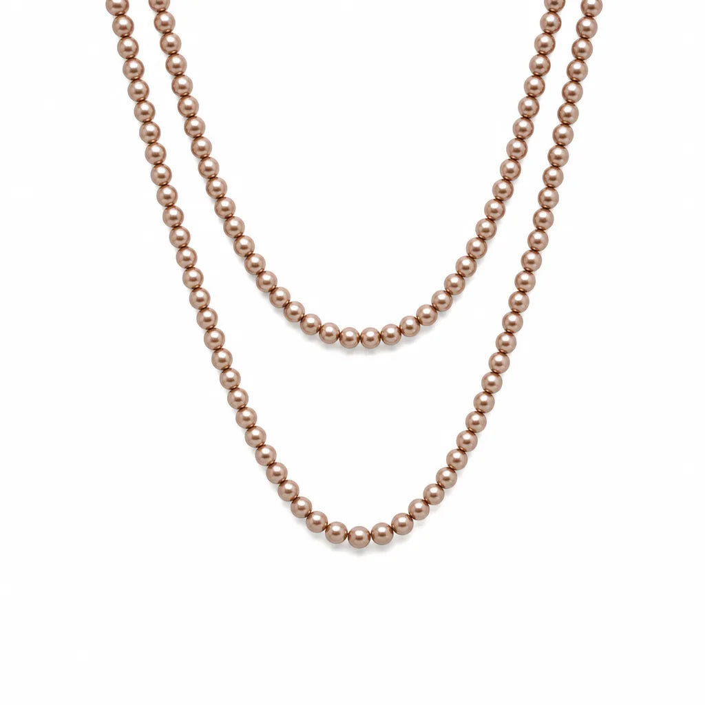 Celeste Rope Pearl Necklace