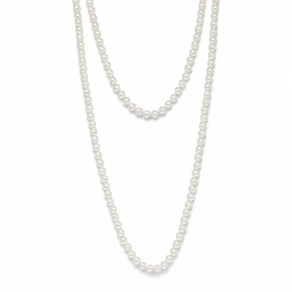 Celeste Rope Pearl Necklace