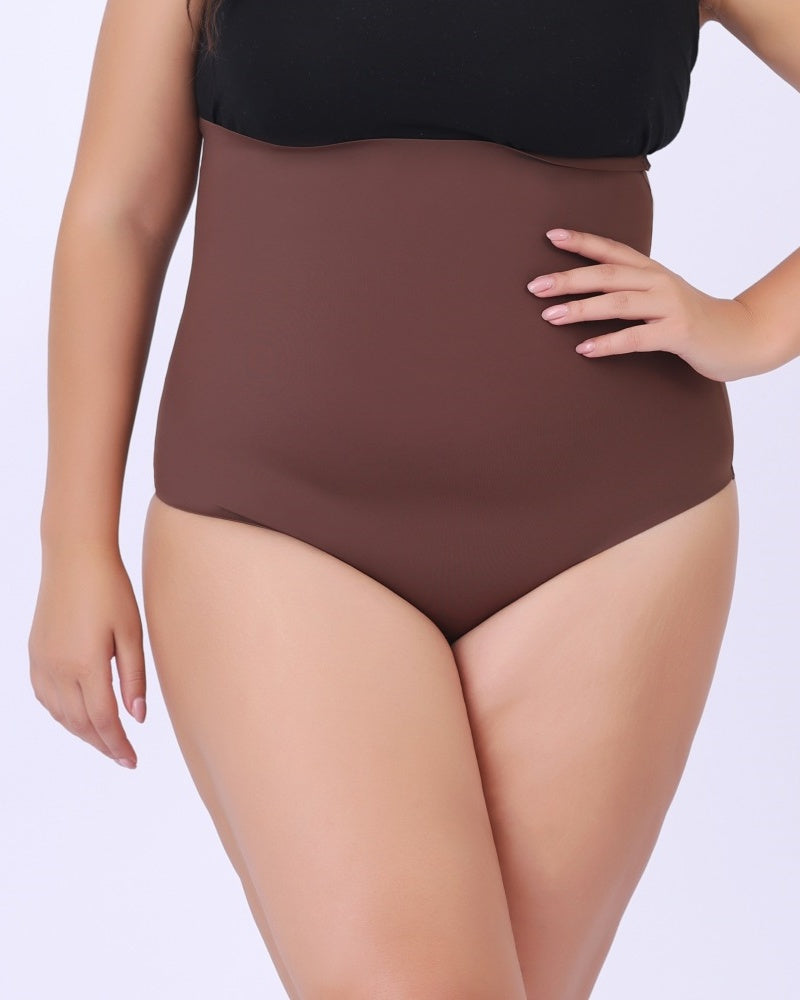Women's Skinny Seamless High Waist Shaper Thong  - By Qivii