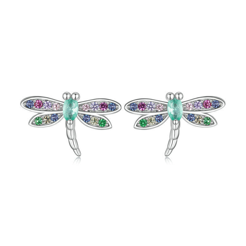 Women's Insect Plated Platinum Earrings