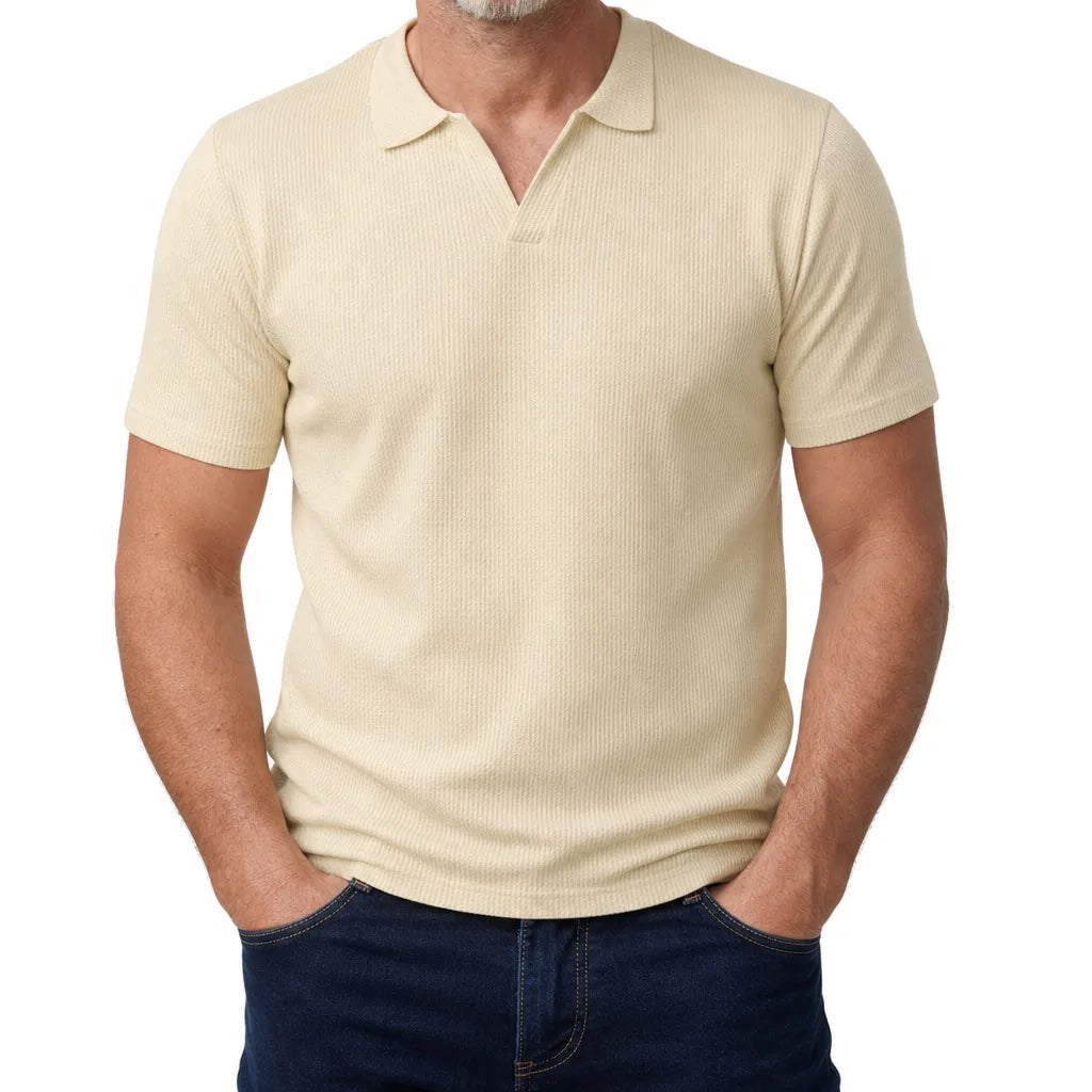 Clancy | Mens Fall Knit Polo Shirt