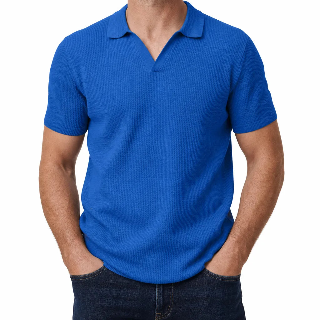 Clancy | Mens Fall Knit Polo Shirt