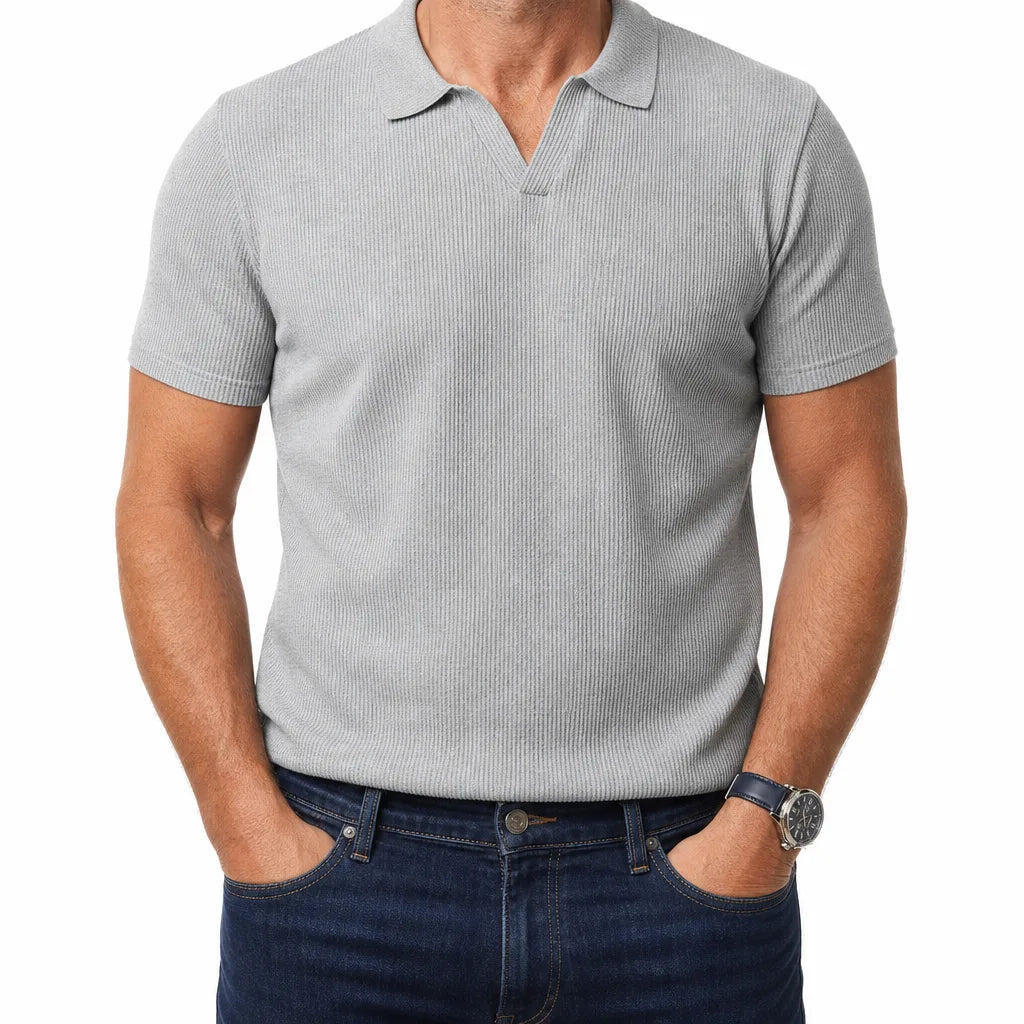 Clancy | Mens Fall Knit Polo Shirt