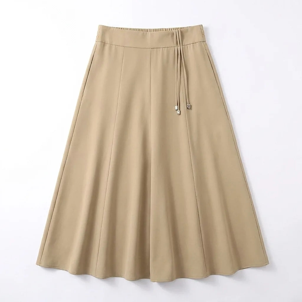 Clara Pleated Midi Skirt