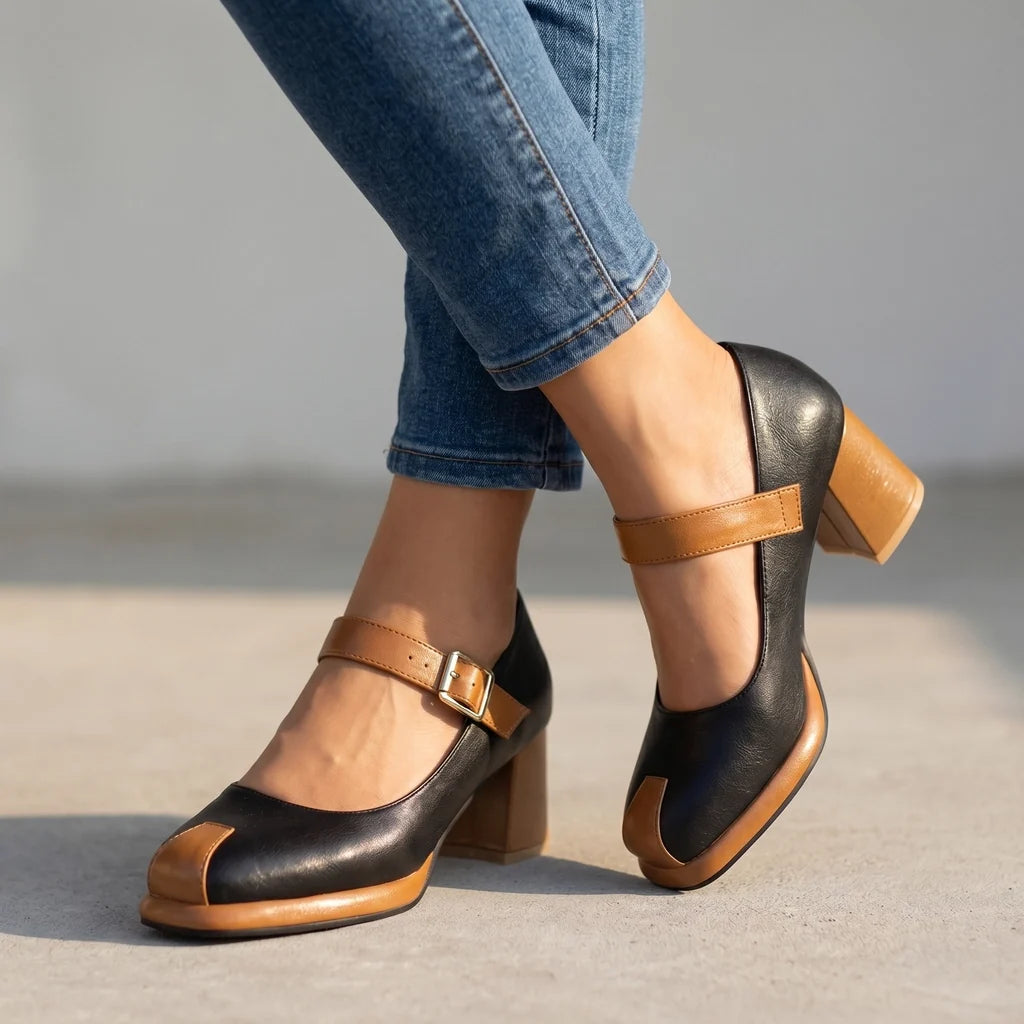 Claudia Block Heels