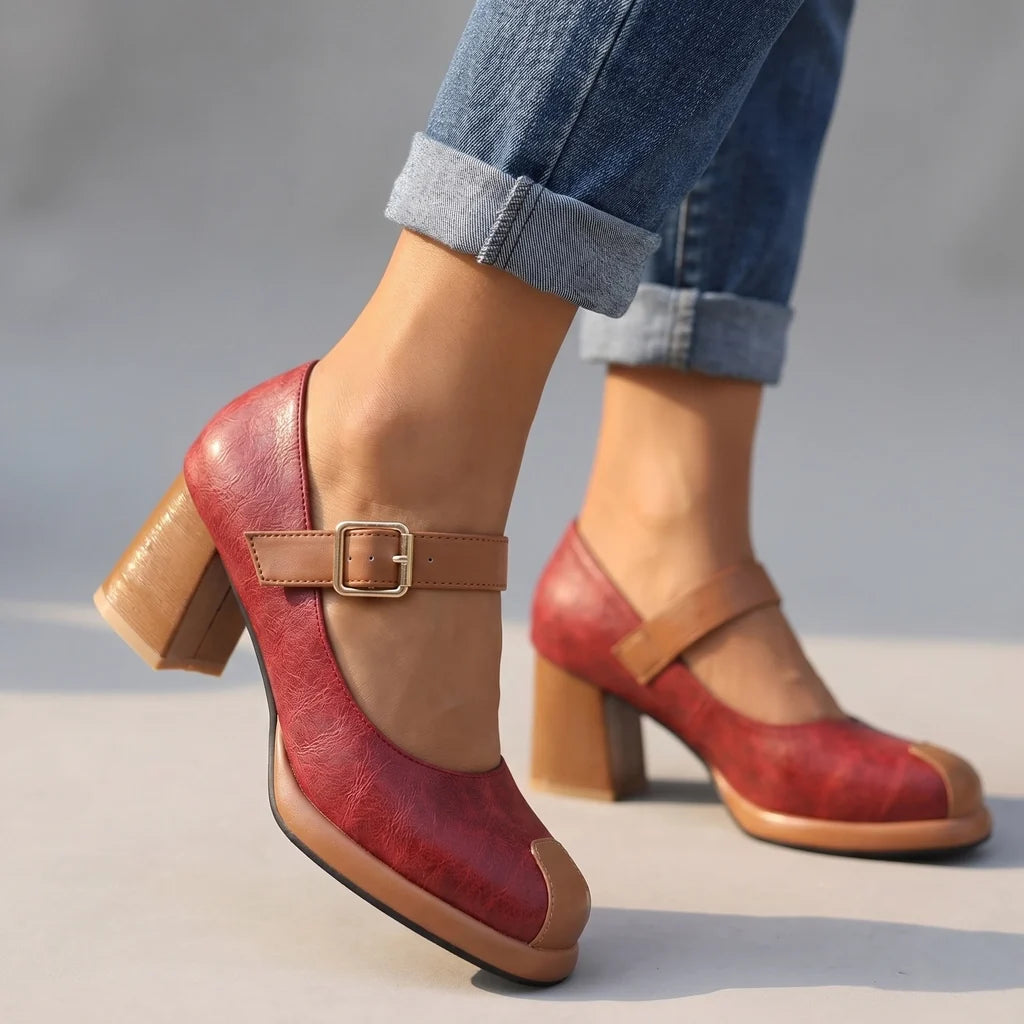 Claudia Block Heels