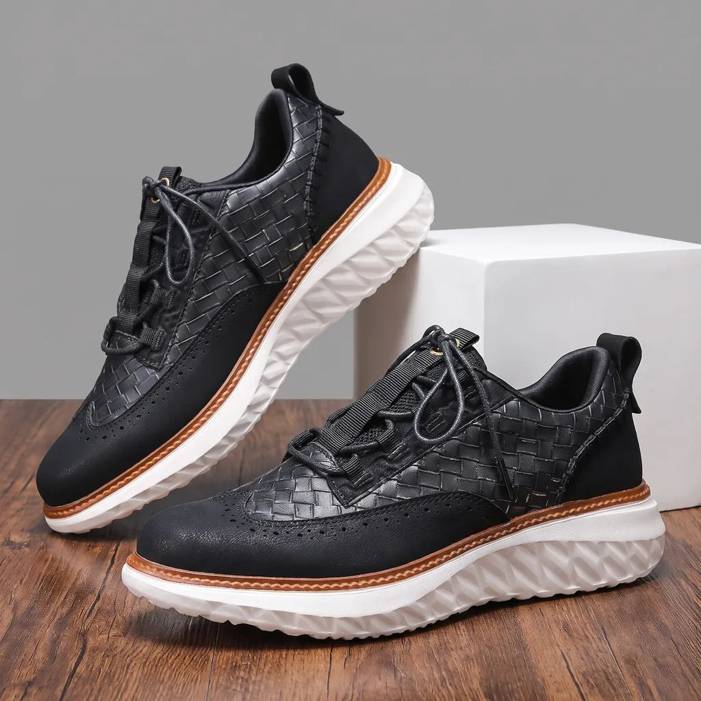 Cleveland | Men's Woven Sneakers  - By Qivii
