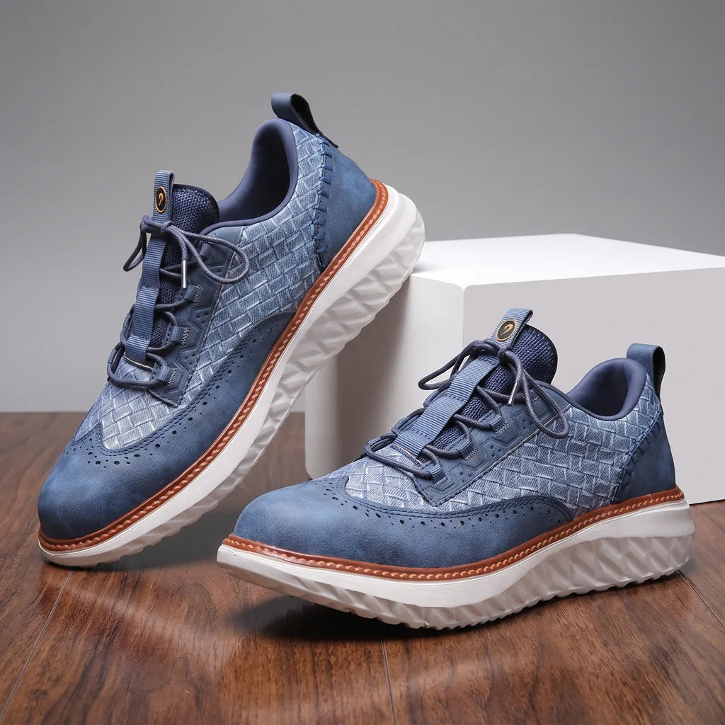 Cleveland | Men's Woven Sneakers  - By Qivii