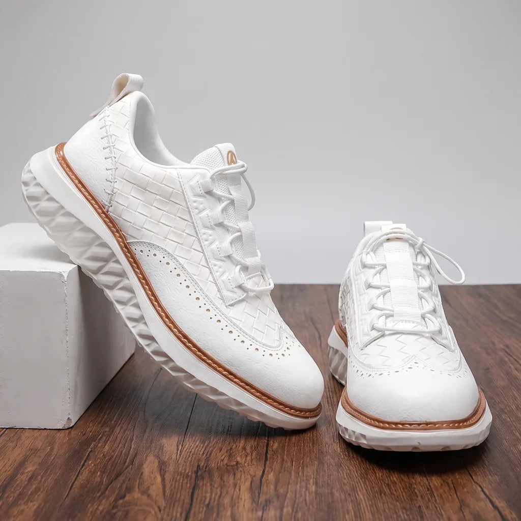 Cleveland | Men's Woven Sneakers  - By Qivii