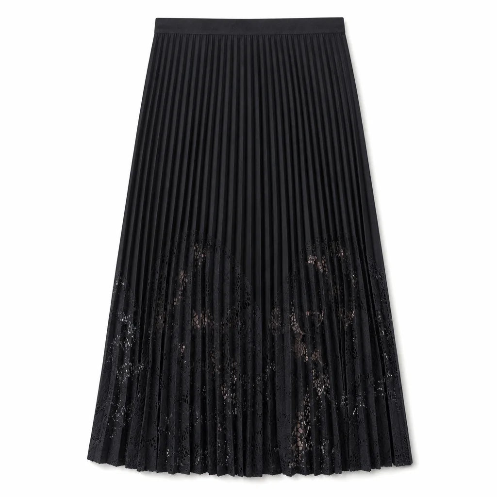 Clive Black Lace Midi Skirt