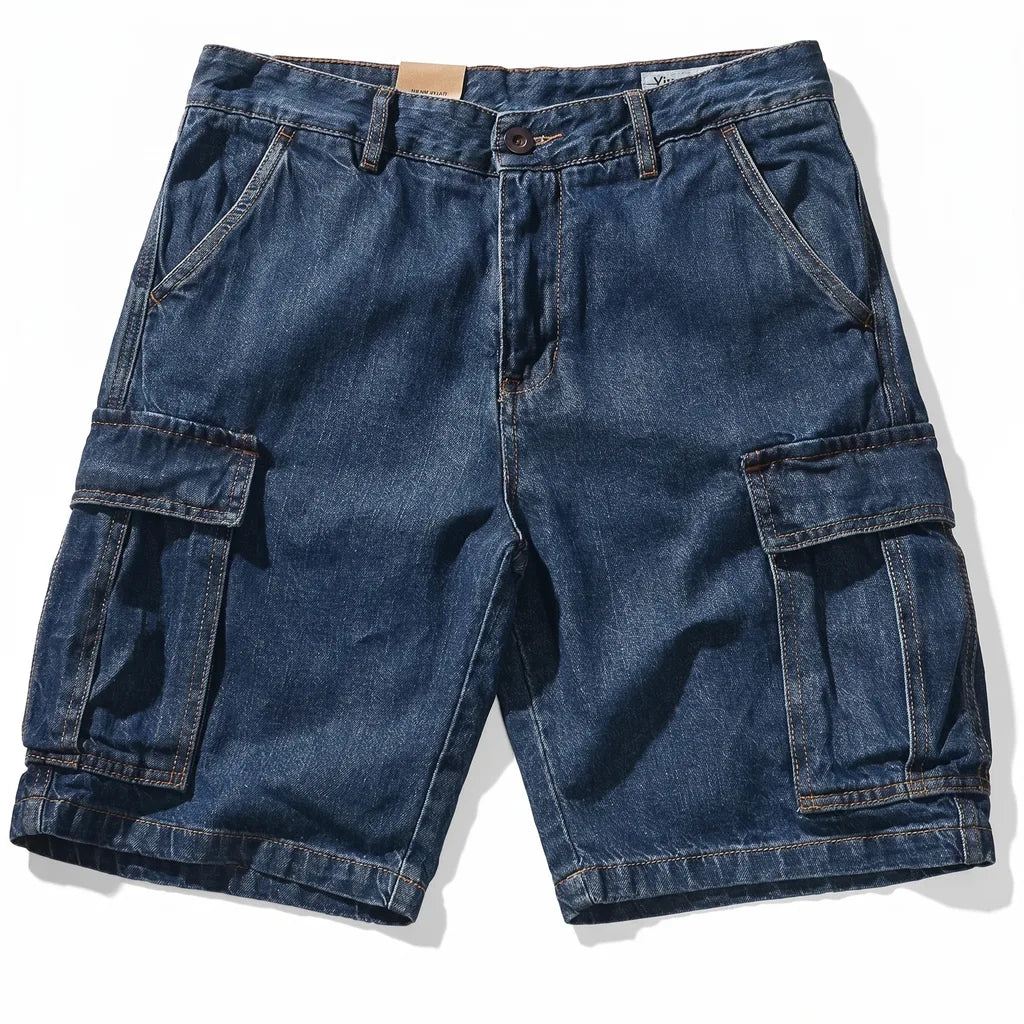 Conway Multi-Pocket Denim Shorts
