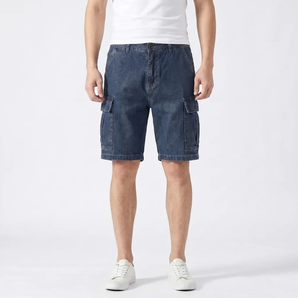 Conway Multi-Pocket Denim Shorts