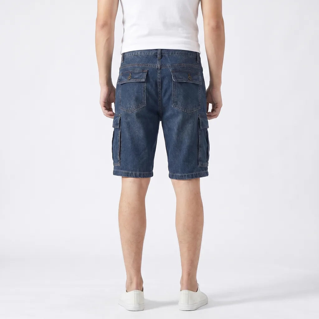 Conway Multi-Pocket Denim Shorts