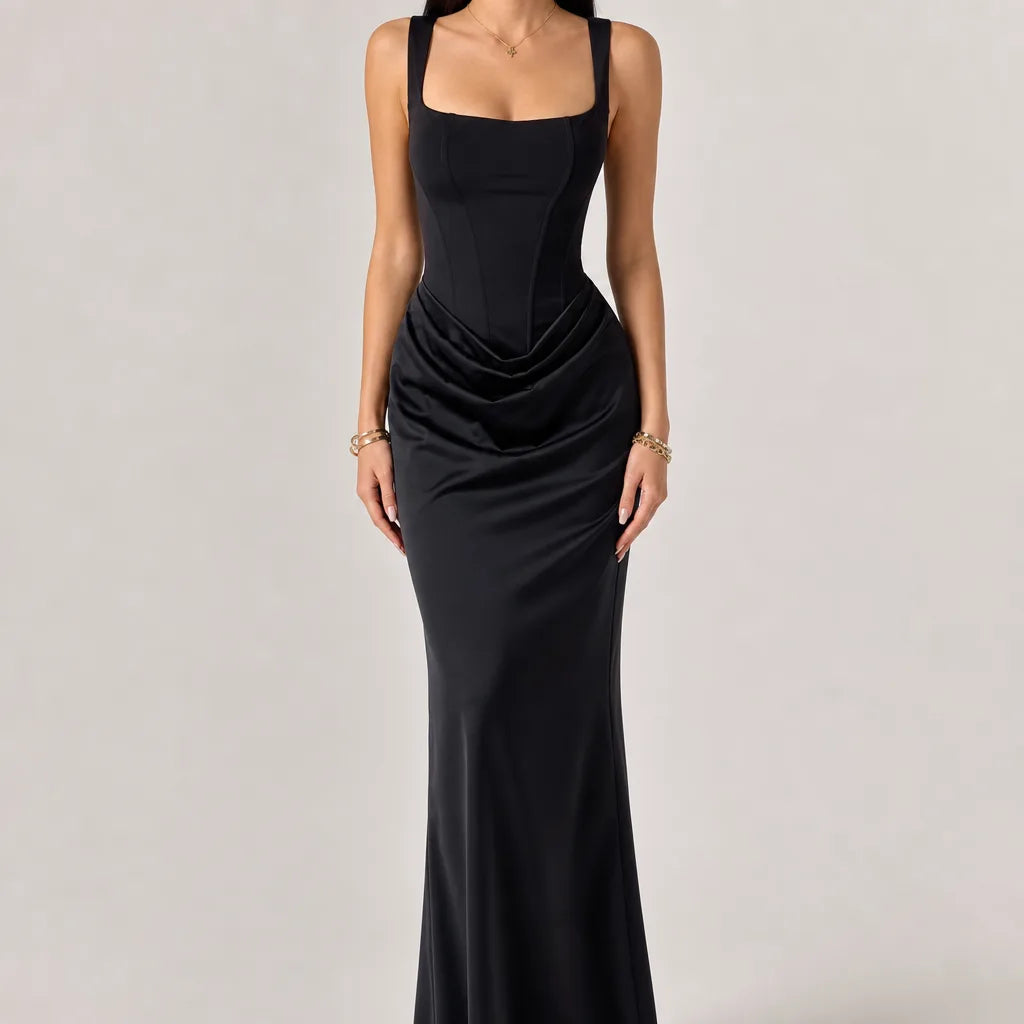 Coralie | Womens Fall Wedding Guest Maxi Dress
