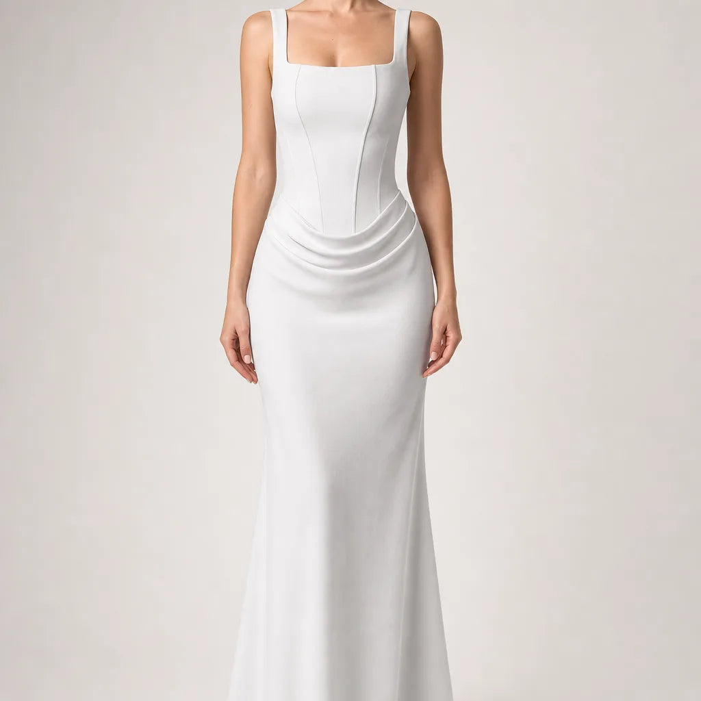 Coralie | Womens Fall Wedding Guest Maxi Dress