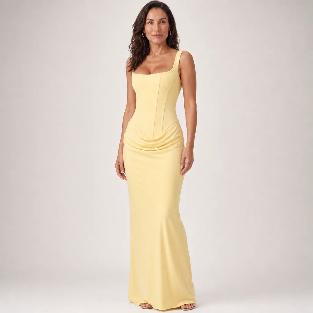 Coralie | Womens Fall Wedding Guest Maxi Dress