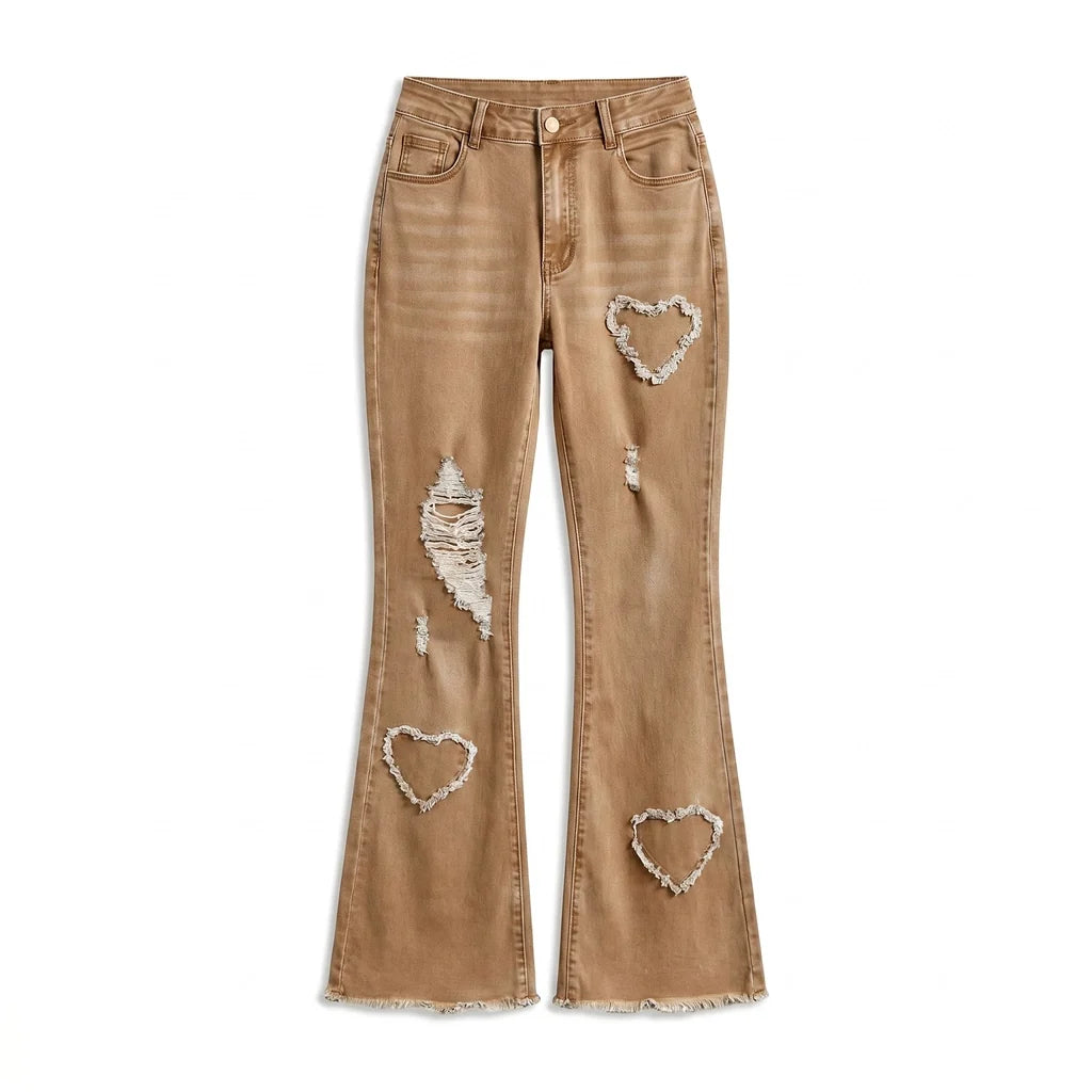 Courtney | Womens High Waisted Flare Jeans
