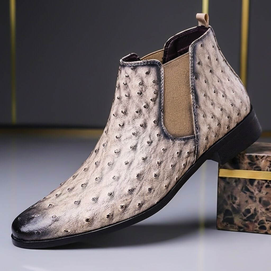Colt Legacy Ostrich Leather Boots  - By Qivii