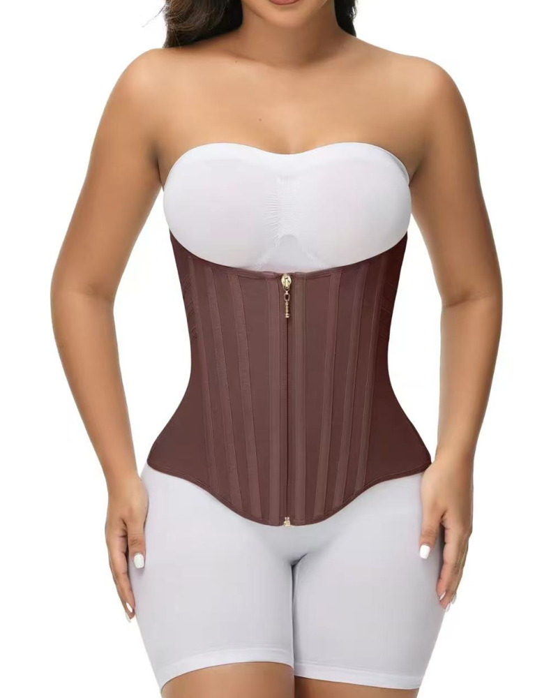 Shapshe® Curved Boned Waist Trainer High Compression Tiny Waist Corset  - By Qivii