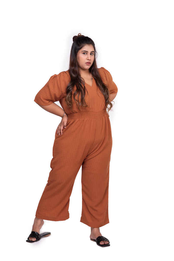 AM to PM Jumpsuit (Orange)