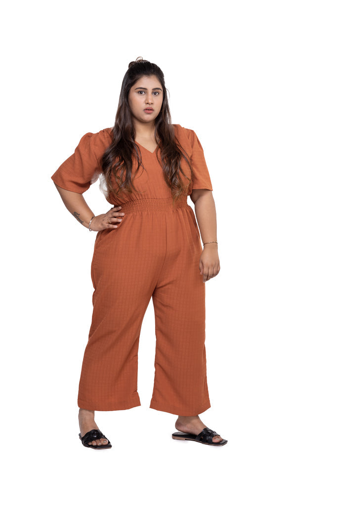 AM to PM Jumpsuit (Orange)