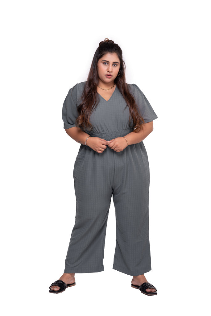 AM to PM Jumpsuit (Grey)