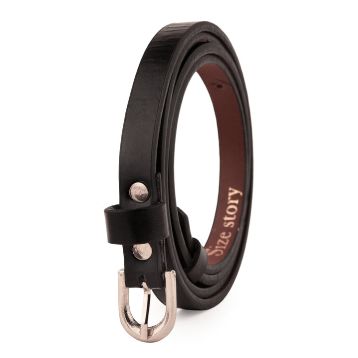 Faux Leather Belt (Black)