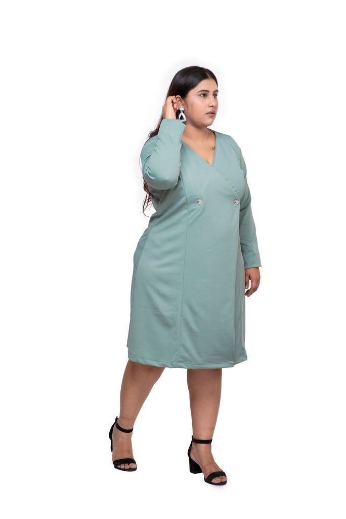 Blazer Dress (Mint)