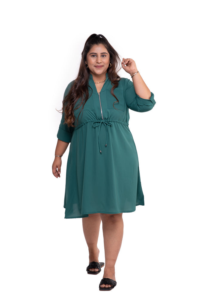 Utility Dress (Dark Green)