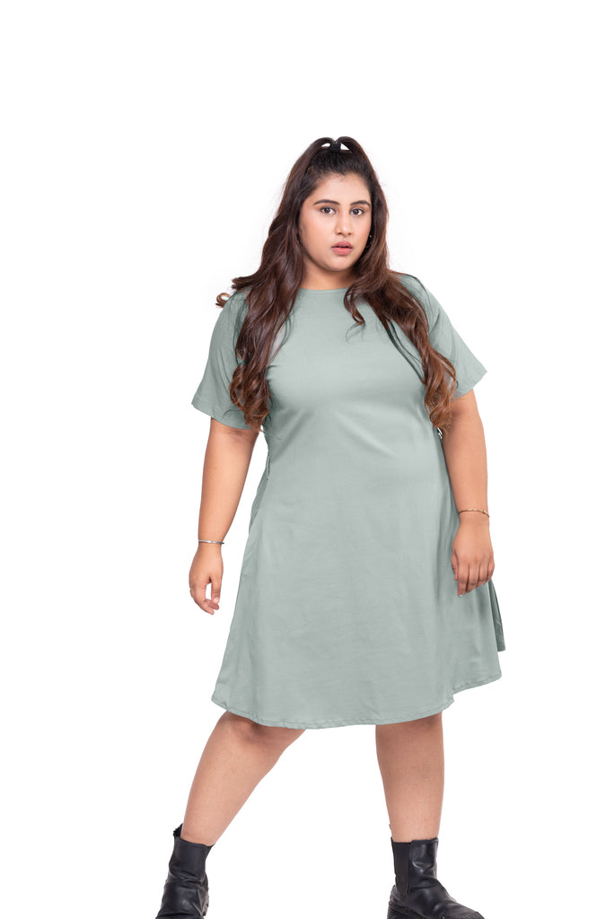 T- Shirt Dress with Belt (Pista)