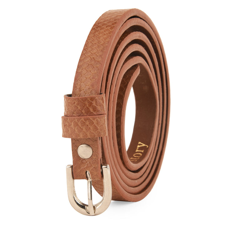 Faux Leather Belt (Combo of 3)