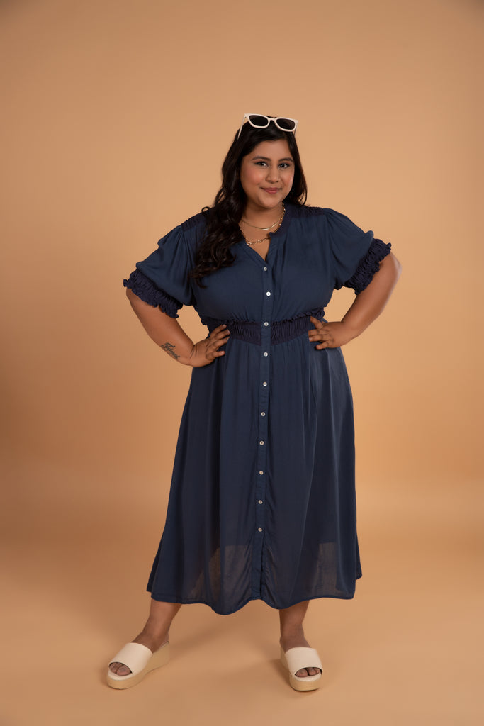 Summer Dress (Navy Blue)