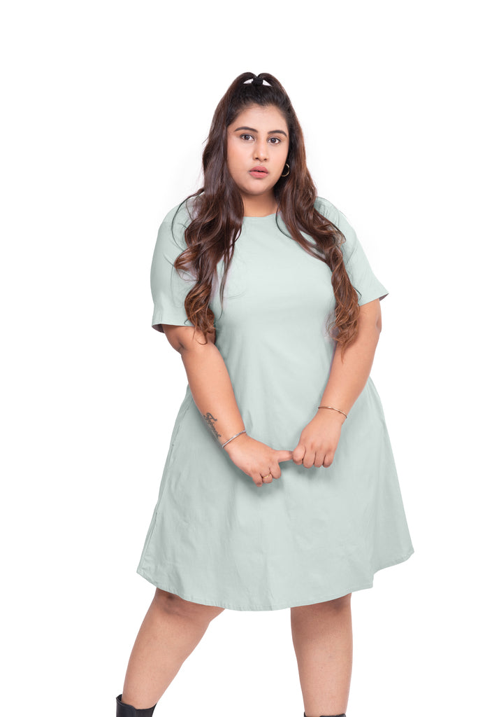 T- Shirt Dress with Belt (Pista)