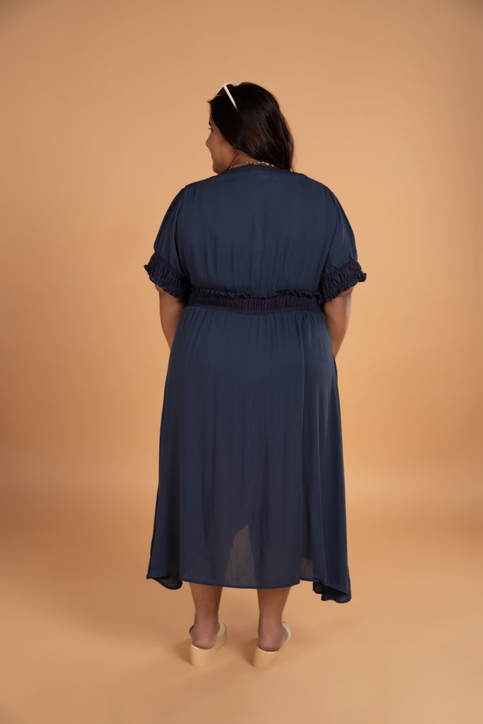 Summer Dress (Navy Blue)