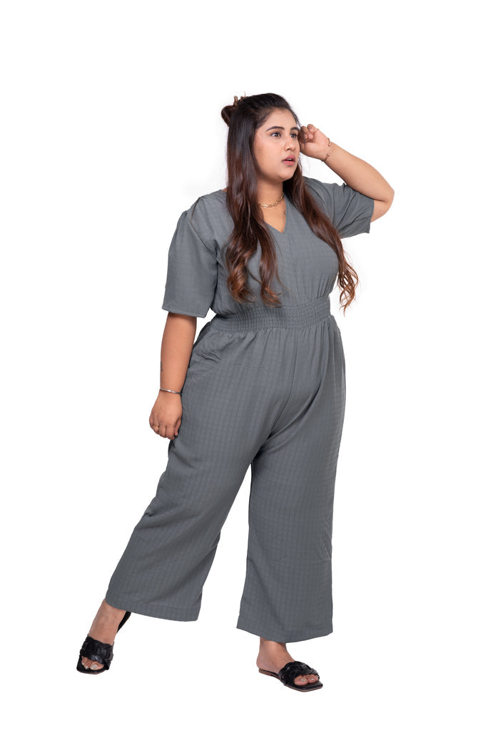 AM to PM Jumpsuit (Grey)