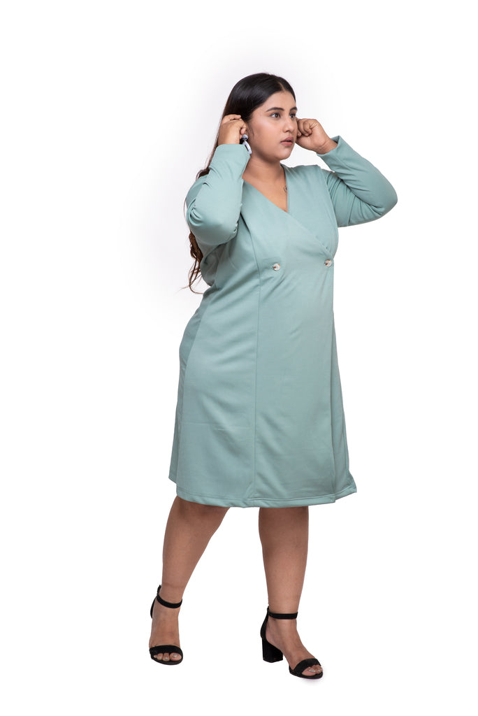 Blazer Dress (Mint)