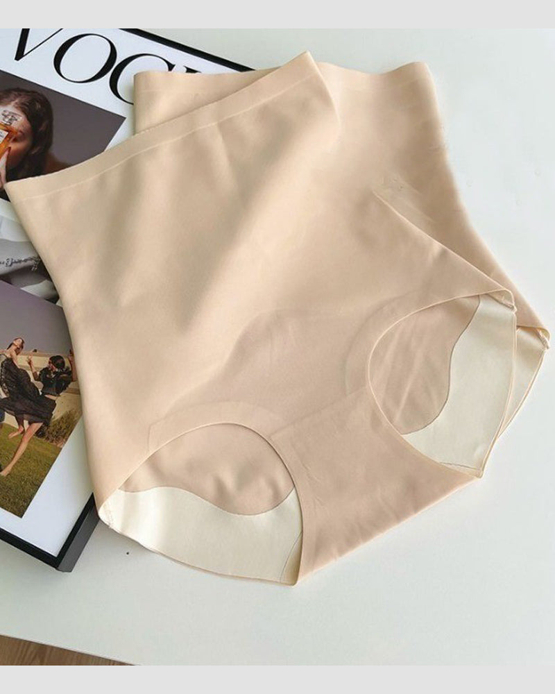 Women's Seamless High Waist Tummy Control Non-rolling Shapewear Panties  - By Qivii