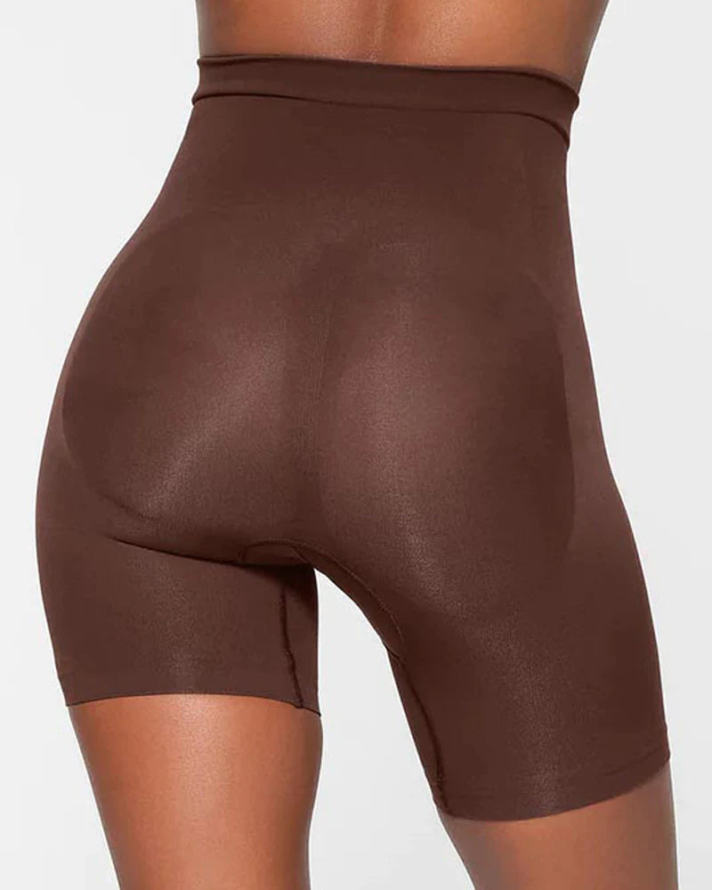 Seamless Slip High Waisted Slimming Tummy Control Shapewear Shorts  - By Qivii