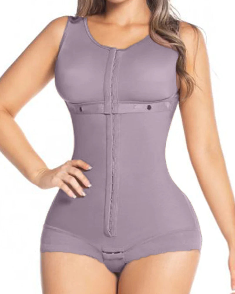 Shapshe® High Compression Full Bust Bodysuits Shapewear with Hook and Eye  - By Qivii